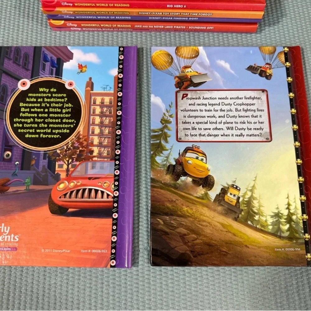 NEW Disney's Wonderful World Of Reading Collection Hardcover LOT 2011-2019 Pixar